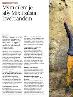 Mým cílem je, aby Mixit zůstal lovebrandem