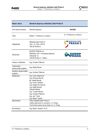 Noviny Pětka Generel dopravy 2020-2022, Strana 2
