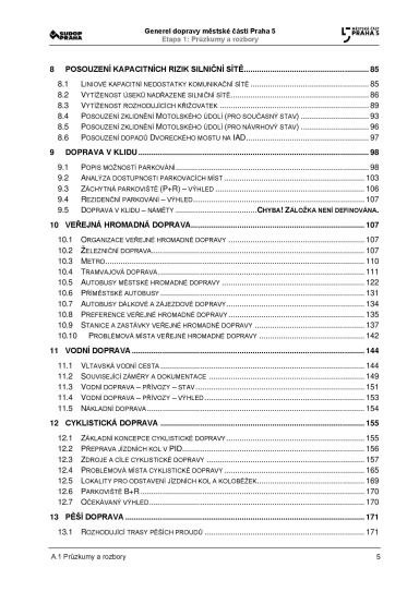 Noviny Pětka Generel dopravy 2020-2022, Strana 5