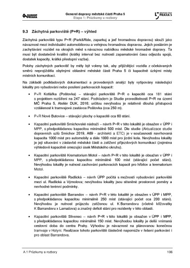 Noviny Pětka Generel dopravy 2020-2022, Strana 106
