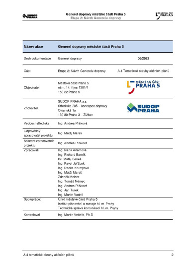 Noviny Pětka Generel dopravy 2020-2022, Strana 410