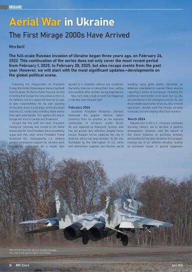 Info EDUARD 04/2025, Aerial War in Ukraine - The First Mirage 2000s Have Arrived