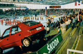 The Škoda brand belongs to hockey