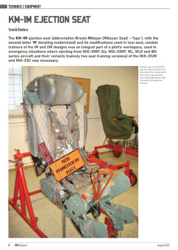 KM-1M EJECTION SEAT