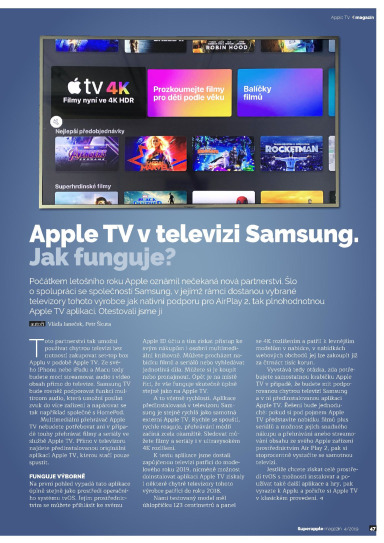SuperApple Magazín 07-08/2019, Strana 47