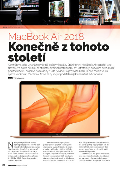 SuperApple Magazín 11-12/2018, Strana 22
