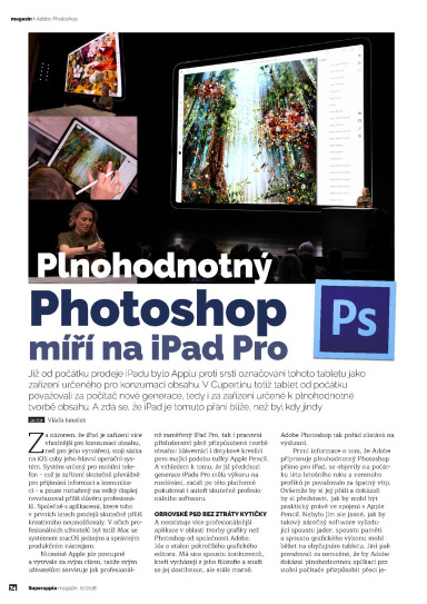 SuperApple Magazín 11-12/2018, Strana 74