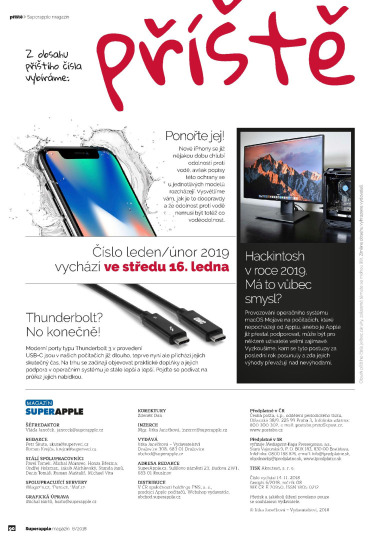 SuperApple Magazín 11-12/2018, Strana 90