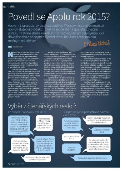 SuperApple Magazín 01-02/2016, Strana 82