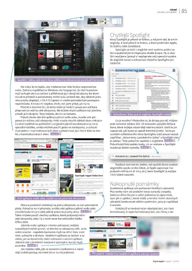 SuperApple Magazín 11-12/2015, Strana 85