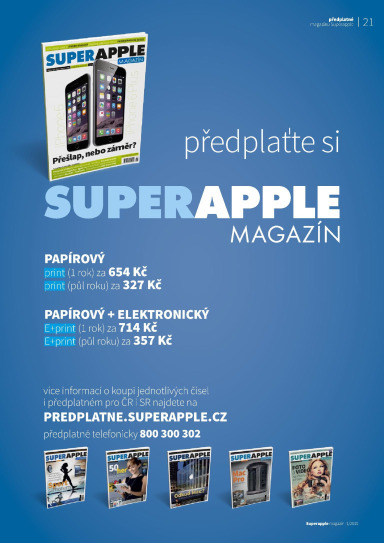 SuperApple Magazín 01-02/2015, Strana 21