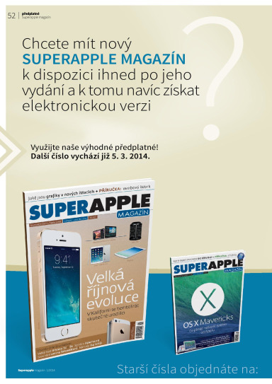 SuperApple Magazín 01-02/2014, Strana 52