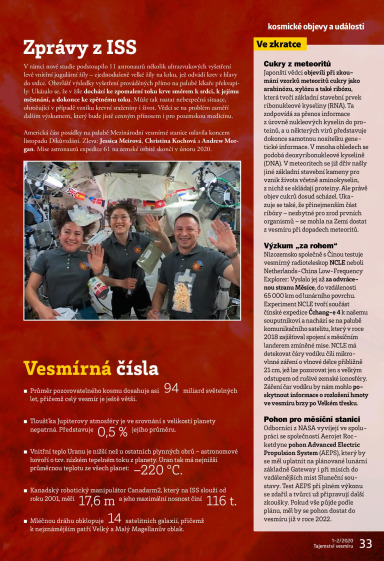 Tajemství vesmíru 1-2/2020, Strana 33