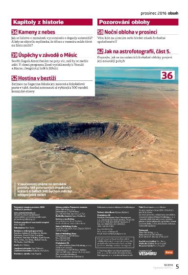 Tajemství vesmíru 12/2016, Strana 5