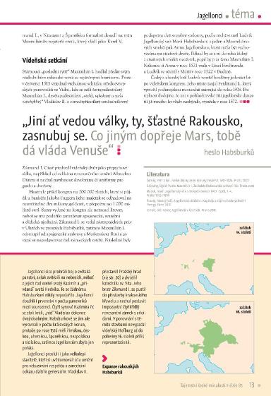 Tajemství české minulosti 85, Strana 13