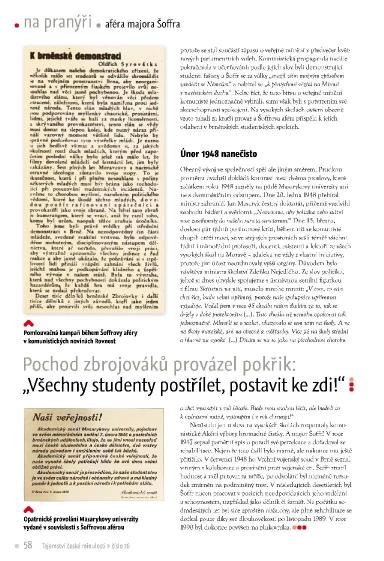 Tajemství české minulosti 76, Strana 58