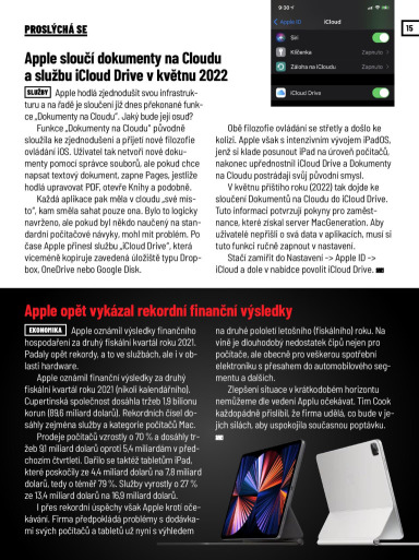 SuperApple Magazín 04/2021, Strana 15