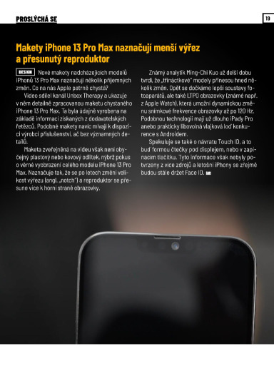 SuperApple Magazín 04/2021, Strana 19