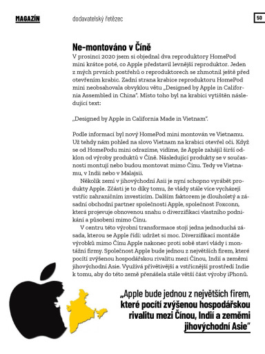 SuperApple Magazín 04/2021, Strana 50