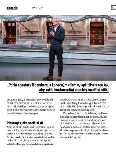 SuperApple Magazín 04/2021, Strana 54