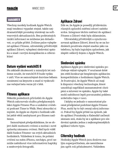 SuperApple Magazín 04/2021, Strana 57