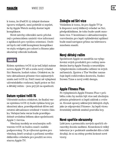 SuperApple Magazín 04/2021, Strana 58