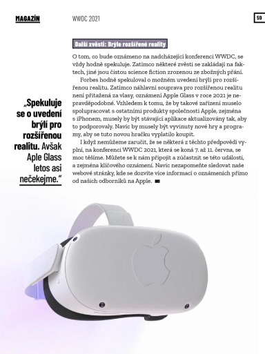 SuperApple Magazín 04/2021, Strana 59