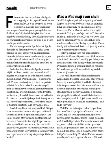 SuperApple Magazín 04/2021, Strana 61