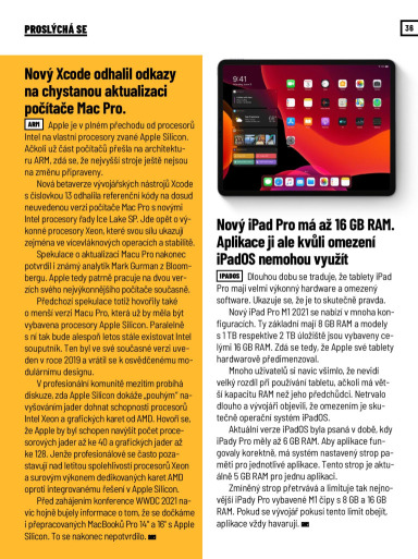 SuperApple Magazín 05/2021, Strana 36