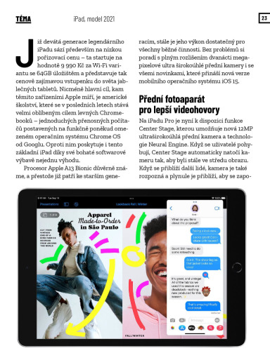 SuperApple Magazín 06/2021, Strana 23