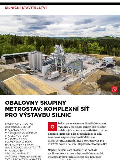 Metrostav 06/2023, Silniční stavitelství
