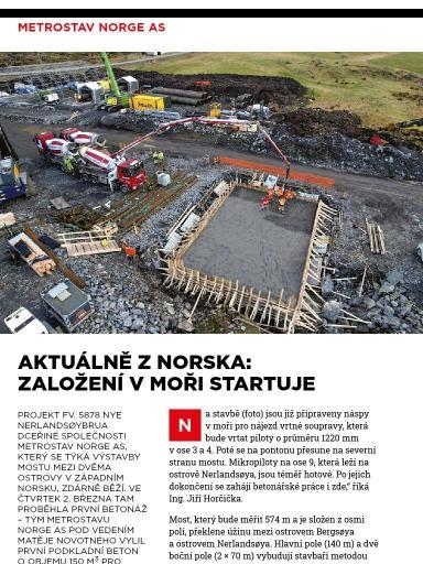 Metrostav 06/2023, Metrostav Norge AS