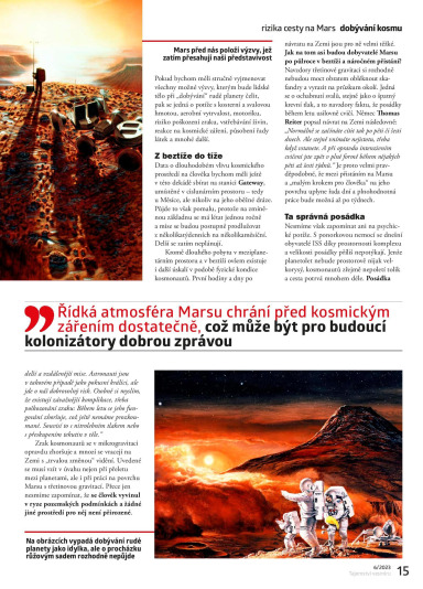 Tajemství vesmíru 6/2023, Strana 15