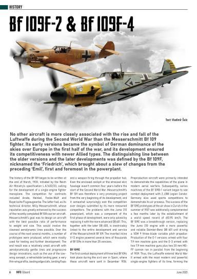 Info EDUARD 06/2023, Bf 109F-2 and Bf 109F-4