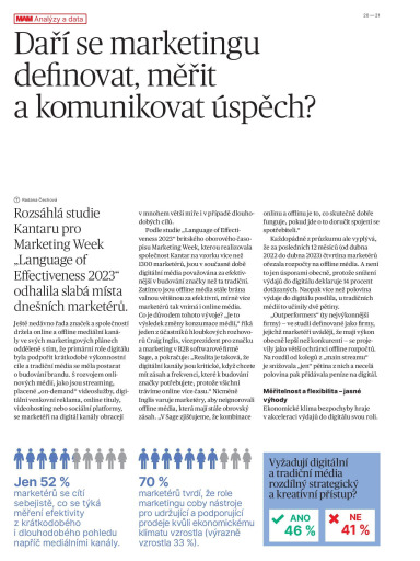 Marketing & Media 44/2023, Strana 20