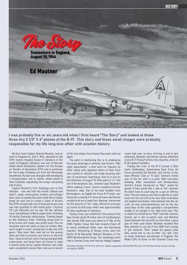 Info EDUARD 11/2023, “The Story”  - Somewhere in England, August 10, 1944 