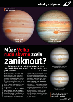 Může Velká rudá skvrna zcela  zaniknout?