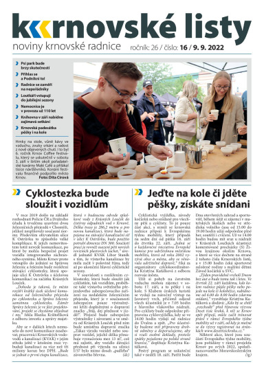 Krnovské listy 16/2022