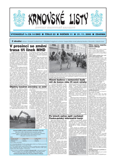 Krnovské listy 23/2008