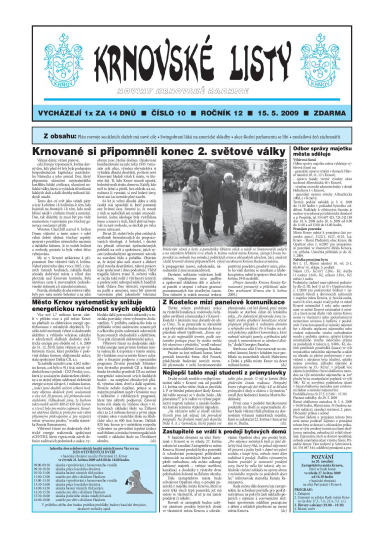 Krnovské listy 10/2009