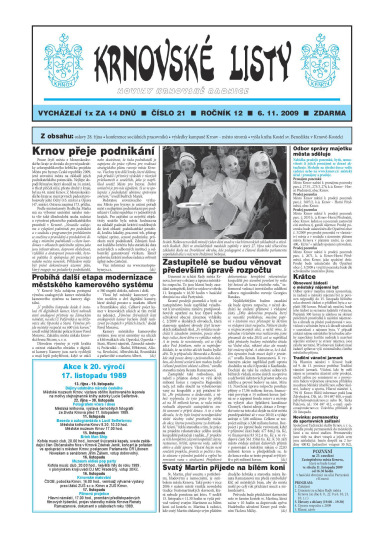 Krnovské listy 21/2009
