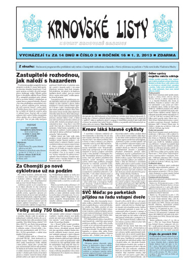 Krnovské listy 03/2013