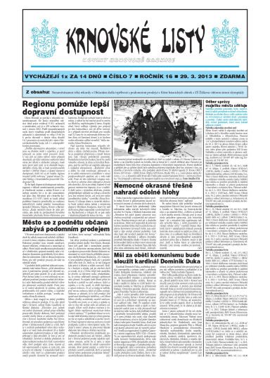 Krnovské listy 07/2013