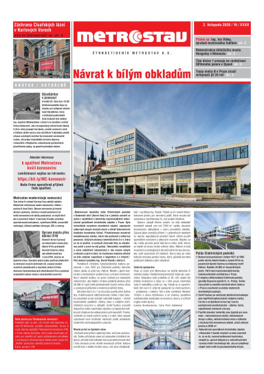 Metrostav 19/2020 | Metrostav