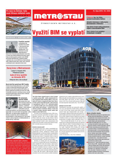 Metrostav 18/2019 | Metrostav