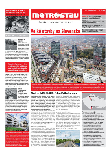 Metrostav 20/2019 | Metrostav