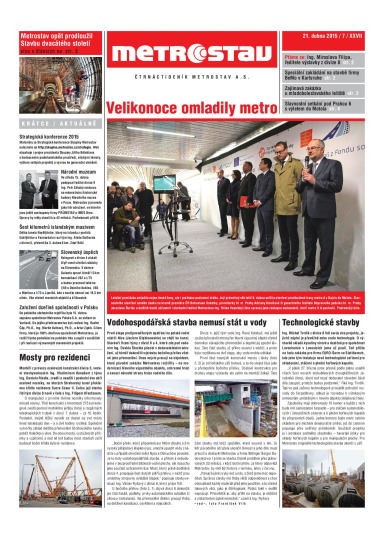 Metrostav 07/2015 | Metrostav