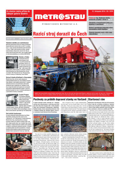 Metrostav 20/2014 | Metrostav