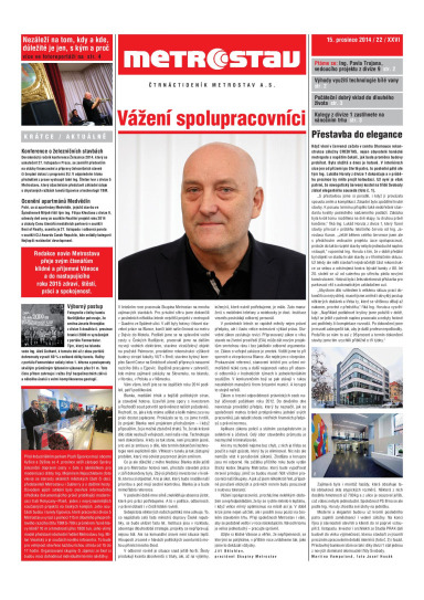 Metrostav 22/2014 | Metrostav
