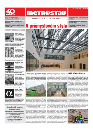 Metrostav 10/2011 | Metrostav